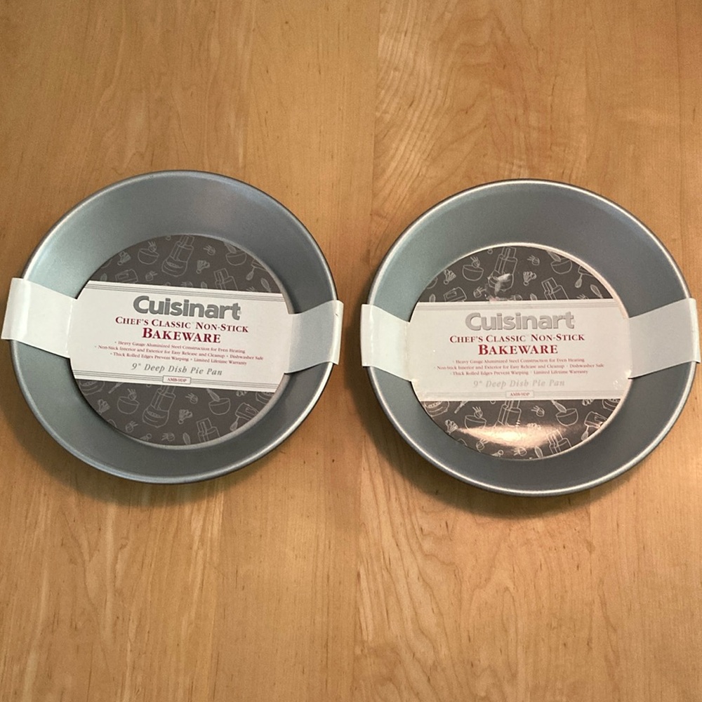 Cuisinart Non-Stick 9” Round Deep Dish Bakeware Set of 2